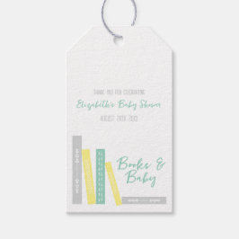Etiquetas Para Regalos Ducha de Bebé Libros