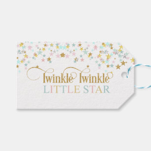 Etiquetas Para Regalos Ducha de bebé Twinkle Little Star cualquier color