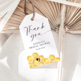 Etiquetas Para Regalos Ducha de Novia de Abeja de Panal Agradecimiento
