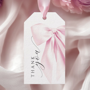Etiquetas Para Regalos Ducha de novia de color rosa