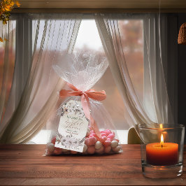 Etiquetas Para Regalos Ducha de Novia Floral Boho Silenciada de Otoño