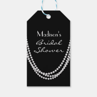 Etiquetas Para Regalos Ducha de Pearl Bridal de 1920