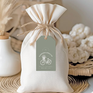Etiquetas Para Regalos Ducha floral de bicicleta rusa