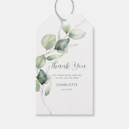 Etiquetas Para Regalos Ducha nupcial botánica Eucalyptus