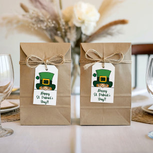 Etiquetas Para Regalos Duende Fisgón, Fiesta del Día de San Patricio