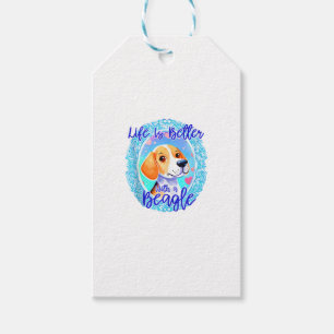 Etiquetas Para Regalos Dueño beagle perro cachorro mamá beagle perro ador