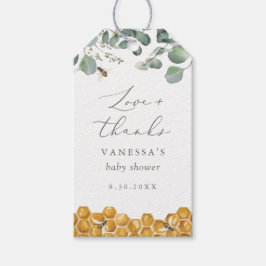 Etiquetas Para Regalos Dulce como puede ser el Baby Shower verde