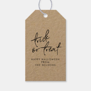 Etiquetas Para Regalos Dulce de Halloween o truco de maleta favorece a Kr