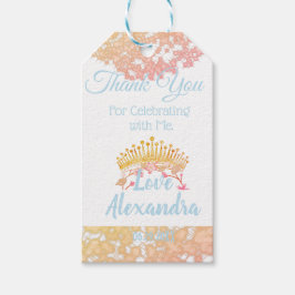 Etiquetas Para Regalos Dulce dieciséis Princesa de cuento de hadas. Graci