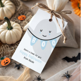 ETIQUETAS PARA REGALOS DULCE FANTASMA BOO HALLOWEEN NIÑOS REGALO