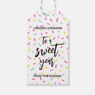 Etiquetas Para Regalos Dulce regalo de Año personalizado Rociar de vuel