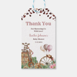 Etiquetas Para Regalos Dulce Vaquera Occidental Aquarela Baby Shower