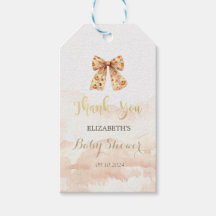 Dulces calabazas de otoño con lazo Baby Shower