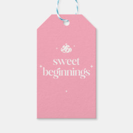 Etiquetas Para Regalos Dulces Comienzos | Fiesta de Baby Shower de Niña R