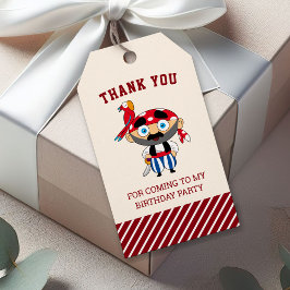 Etiquetas Para Regalos Dulces Favoritos de Cumpleaños de Niños Piratas Li