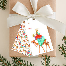Etiquetas Para Regalos Dulces Tres Reyes Magos Navidad