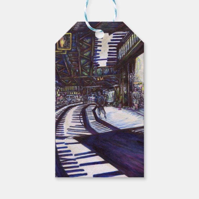 Etiquetas Para Regalos Dustar el piano (Anverso)