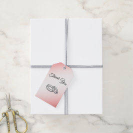 Etiquetas Para Regalos Dusty Rosa Boda Gracias