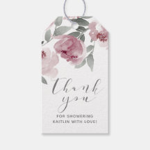 Dusty Rosa Bridal Shower Floral Favor