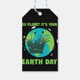 Etiquetas Para Regalos Earth Day: Go Planet It's Your Earth Day