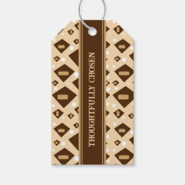 Etiquetas Para Regalos Earthtone Geometry