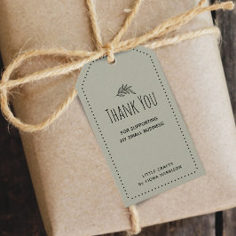 Etiquetas Para Regalos Earthy Gracias Por Apoyar A Mi Pequeña Empresa