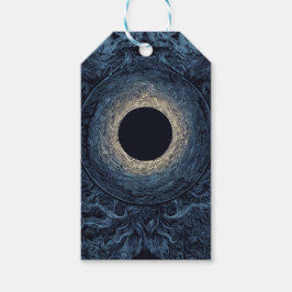 Etiquetas Para Regalos Eclipse surrealista con caras míticas