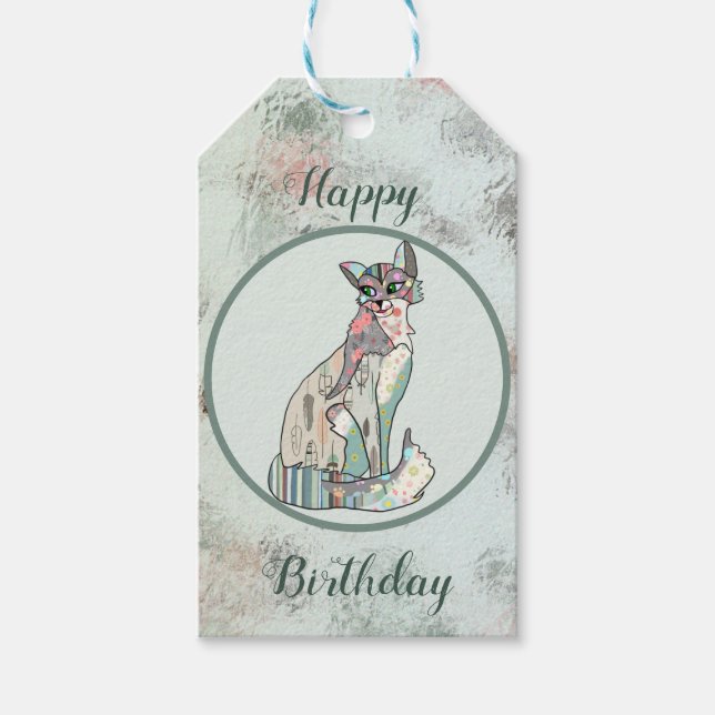 Etiquetas Para Regalos Edelkatze (Anverso)