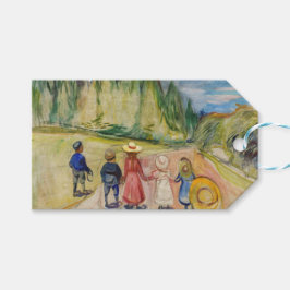 Etiquetas Para Regalos Edvard Munch - El bosque de cuento de hadas
