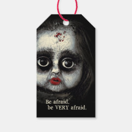 Etiquetas Para Regalos Eerie Creepy Doll Ten Miedo Halloween