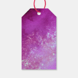 Etiquetas Para Regalos Efecto de Nube Rosa
