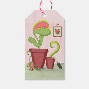 Etiquetas Para Regalos El amor crece aquí: Quirky Potted Plants Card