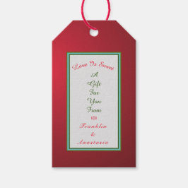 Etiquetas Para Regalos El Amor Es Dulce Un Regalo Para Ti Rojo