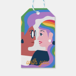 Etiquetas Para Regalos El amor es El día de San Valentín del Orgullo del 