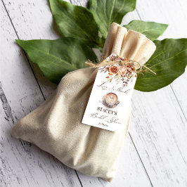 Etiquetas Para Regalos El amor está fraguando café caída ducha de novia f