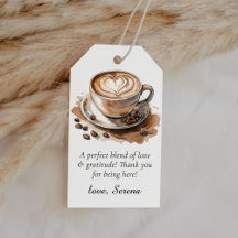 El amor está preparando café Favor de agradecimien