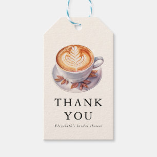 Etiquetas Para Regalos El amor minimalista está preparando café, ducha de