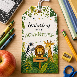 Etiquetas Para Regalos El aprendizaje es una escuela de aventuras