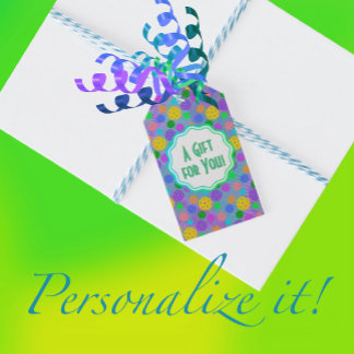 Etiquetas Para Regalos El arte pop colorido - Pickleball personalizado