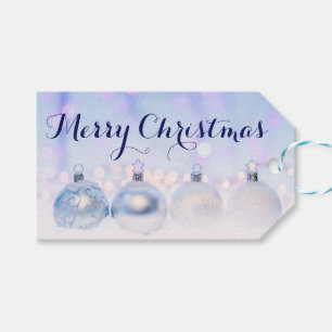 Etiquetas Para Regalos El azul adorna Felices Navidad