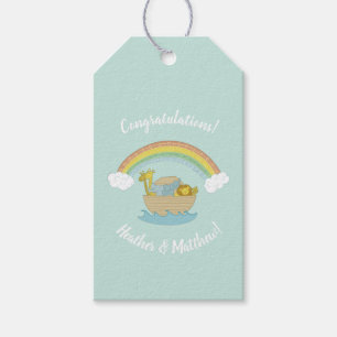 Etiquetas Para Regalos El Baby Shower Ark Boho de Noah