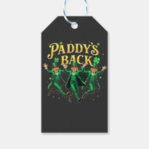 Etiquetas Para Regalos El baile de Trump en el Día de San Patricio de Pad