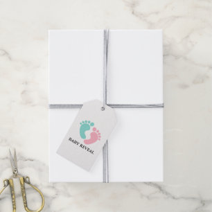 Etiquetas Para Regalos El bebé minúsculo de las huellas del BEBÉ y del