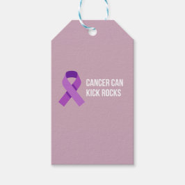 Etiquetas Para Regalos El cáncer puede patear rocas | Regalo de cuidado D