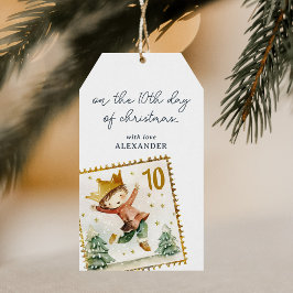 Etiquetas Para Regalos El décimo día de los Navidades