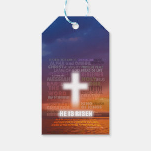 Etiquetas Para Regalos Él es Risen