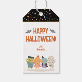Etiquetas Para Regalos El favor de Halloween de los monstruos curados