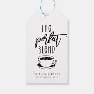 Etiquetas Para Regalos El favorito perfecto para una boda de café blend