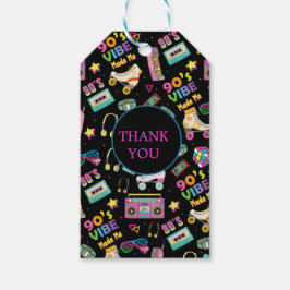 Etiquetas Para Regalos El Hip Hop Vibes Retro Me Hizo Patrón