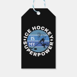 Etiquetas Para Regalos El hockey sobre hielo es mi superpoder